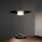 Iron Island Pendant Pight Fixtures Nordic Minimalist Round Hanging Light