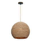 Japanese Paper Pendant Lights Raffia Zen Ceiling Light