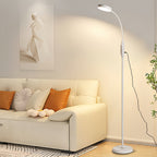 LED Reading Floor Lamp Minimalist Task Light Eye-Caring Standing Lamp