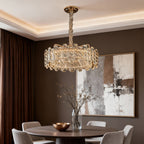Nordic Chandelier Luxury Carbon Steel Crystal Ceiling Light