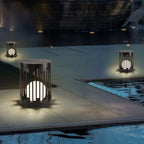 Outdoor Lantern Light Waterproof Garden Metal Light