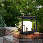Outdoor Pillar Light Minimalist Waterproof Metal Light