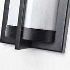 Outdoor Wall Sconces Black Modern Minimalist Waterproof Lamp