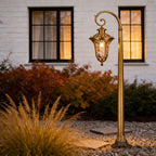 Path Lighting Outdoor European Style Full Copper LED Vintage Light