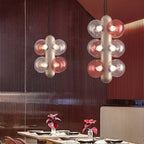 Minimalist LED Bubble Ball Chandelier Nordic