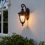 Unique Outdoor Sconce Decorative Waterproof Black Aluminum Lamp