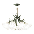 Vintage Flower Chandelier Gorgeous Lily of the Valley Ceiling Light