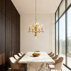 Gold and Crystal chandeliers Luxury Classic Exquisite Ceiling Light