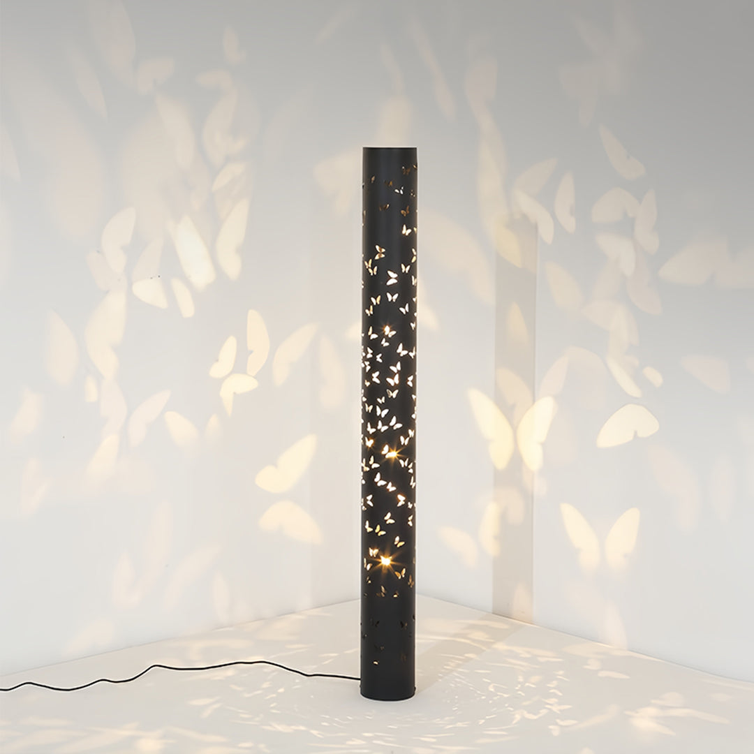 Butterfly Floor Lamp Ambient Projector Decorative Column Lamp