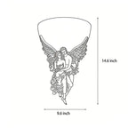 European Angel Wall Sconce Resin Sculpture Art Light