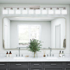 Modern Bathroom Vanity Lights Minimalist Glass Mirror Light
