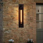 Vintage Industrial Wall Sconce Black Iron Linear Lamp