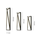 Exterior Wall Light Black Modern Metal Waterproof Light