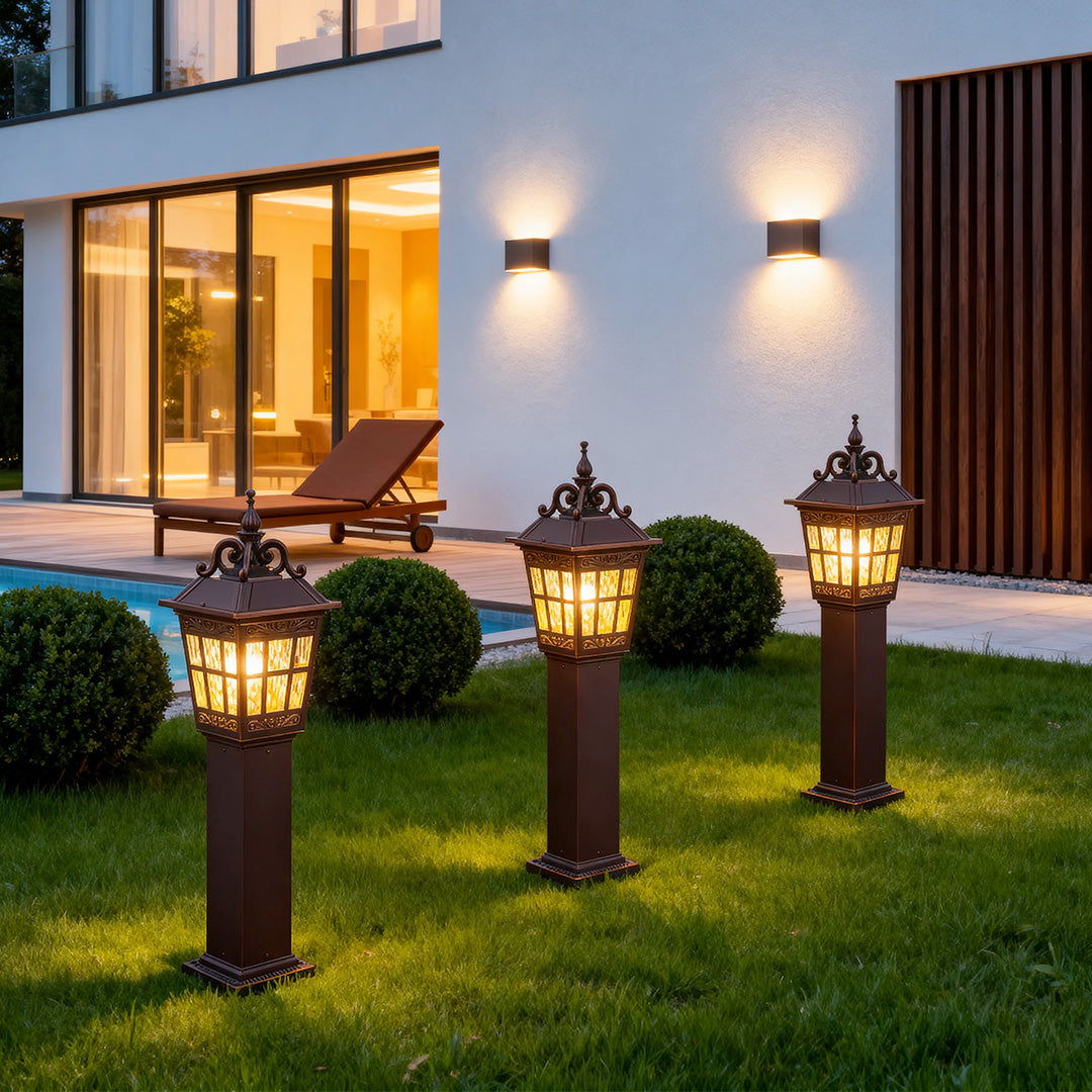 External Post Lights European-Style Outdoor Waterproof Light