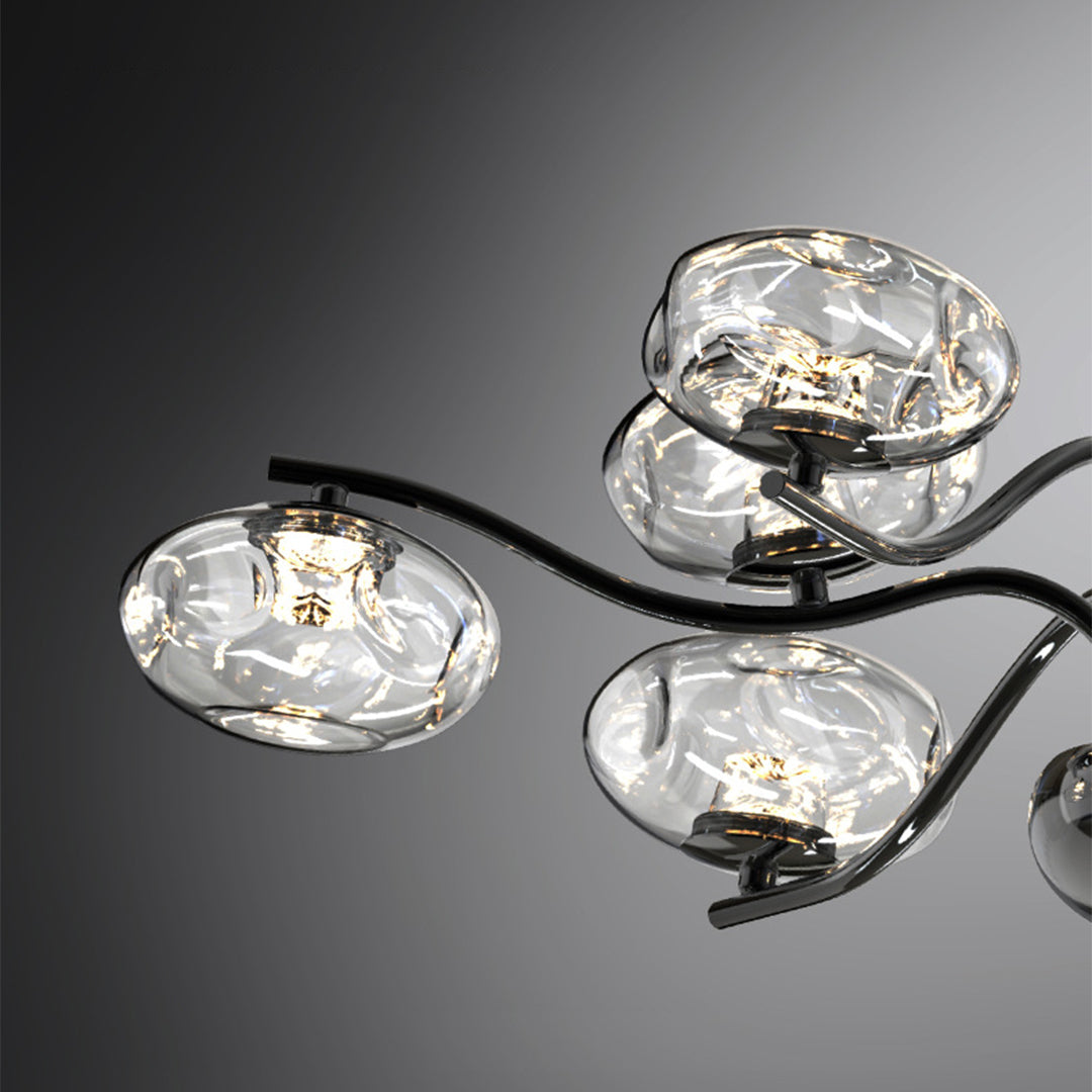 Modern LED Chandelier Full Spectrum Magic Bean Glass Light