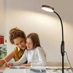 LED Reading Floor Lamp Minimalist Task Light Eye-Caring Standing Lamp