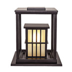 Square Exterior Pillar Lights Modern Style