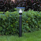 LED Metal Garden Lights Black Modern Minimalist Outdoor Bollard Light