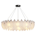 Feather Chandeliers Modern Luxury Glass Ceiling Light