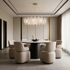 Feather Chandeliers Modern Luxury Glass Ceiling Light