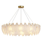 Feather Chandeliers Modern Luxury Glass Ceiling Light