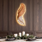 Feather Wall Lamp Modern Luxury Creative LED Art Deco Lamp