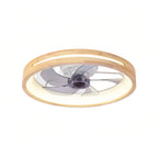 Five Blade Ceiling Fan with Light Dimmable LED Low Profile Ceiling Fan