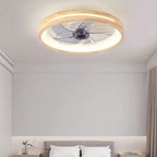 Five Blade Ceiling Fan with Light Dimmable LED Low Profile Ceiling Fan