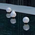 Acrylic Moon-Shaped Round Landscape Lighting Waterproof Modern Style