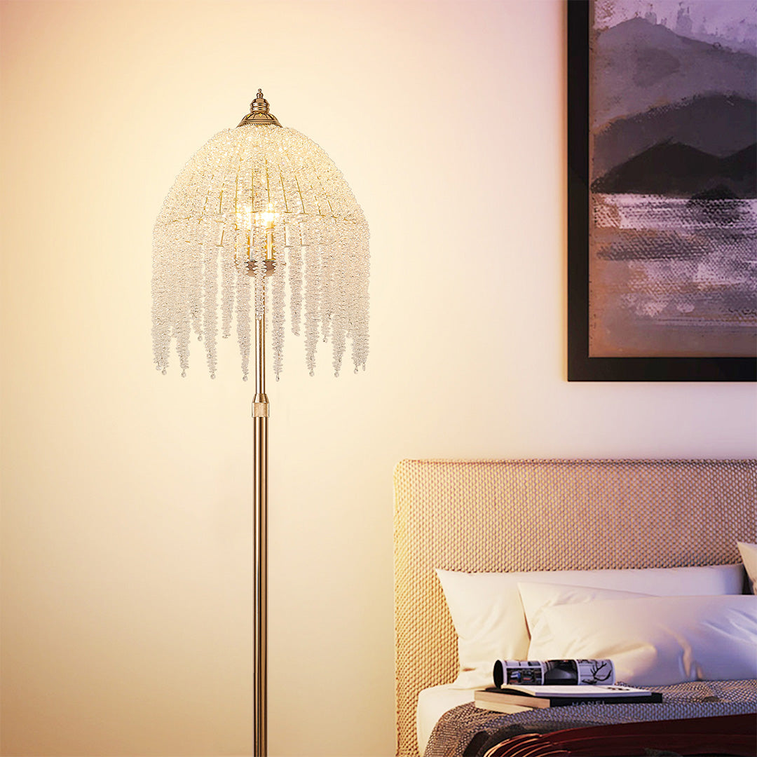 Luxury Crystal LED Floor Lamp