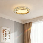 Flush Mount Crystal Ceiling Lights Luxury Eye-Protecting Lamp