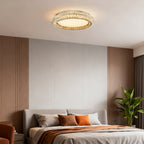 Flush Mount Crystal Ceiling Lights Luxury Eye-Protecting Lamp