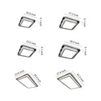 Flush Mount Crystal Light Fixture Luxury Stainless Steel Lamp