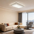 Flush Mount Crystal Light Fixture Luxury Stainless Steel Lamp