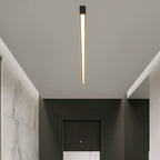 [Open-Box]White Minimalist Strip Stepless Dimming LED Modern Ceiling Light with Remote Control