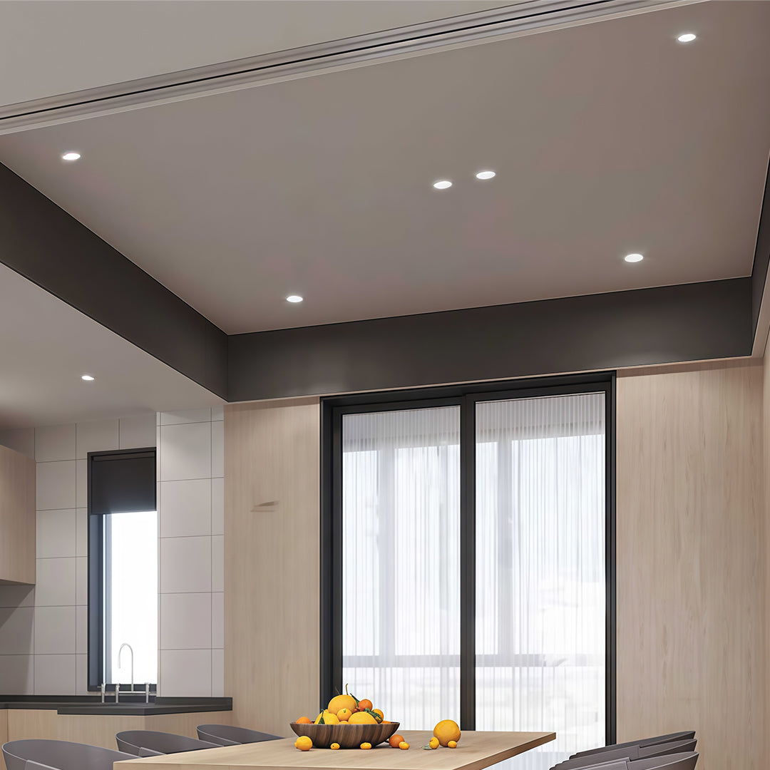 Flush Mount Spotlight Deep Baffle Design Full-Spectrum Light