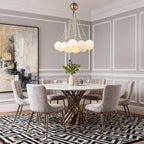 Bubble Glass Chandelier Chic Luxurious Ceiling Light Nordic Unique
