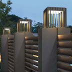 Front Pillar Lights Outdoor Waterproof Hollow Light