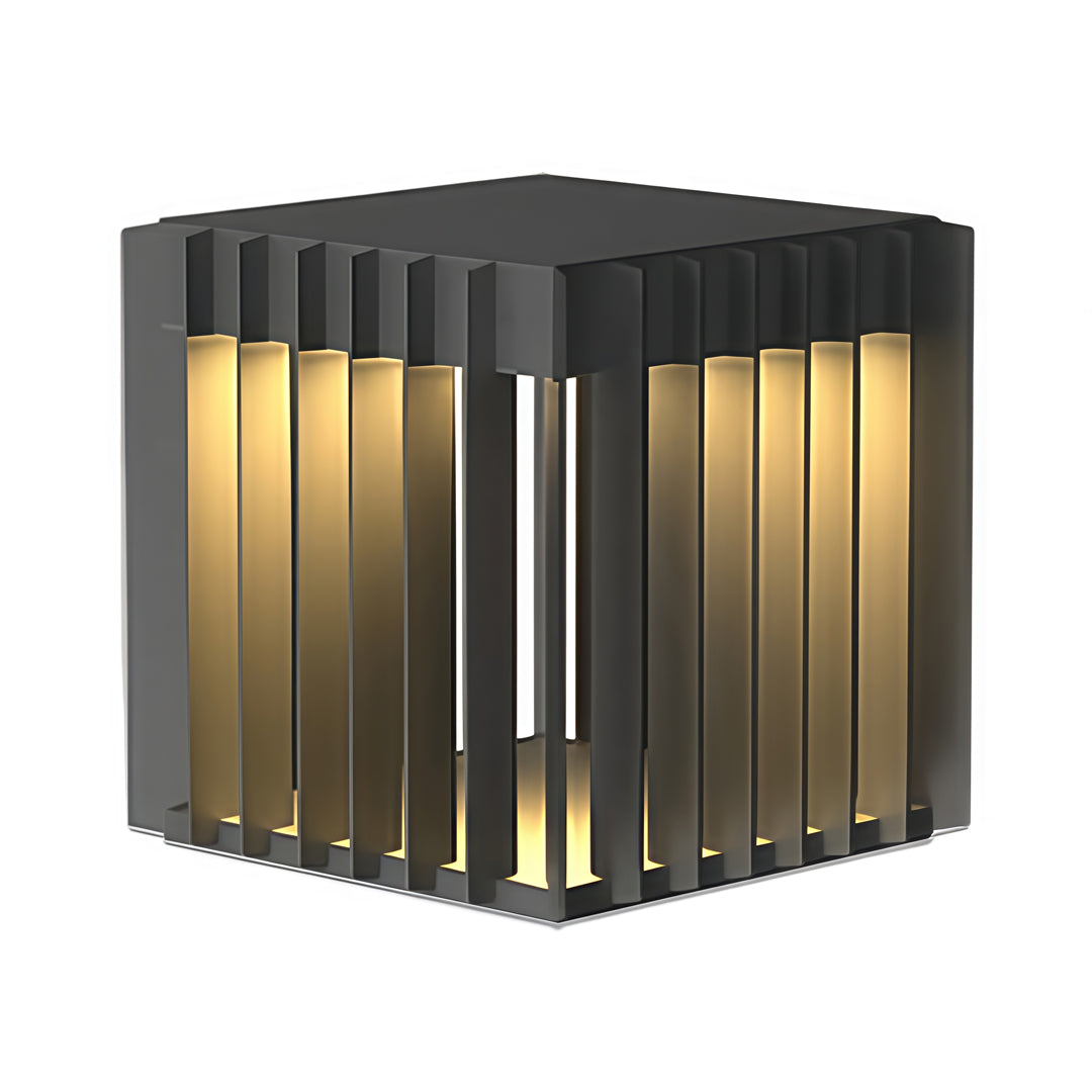 Front Pillar Lights Outdoor Waterproof Hollow Light