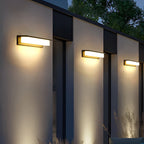 Front Porch Light Fixtures Rectangular Waterproof LED Wall Light