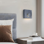 Frosted Cement Eclipse LED Wall Light