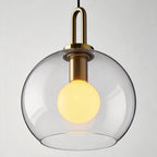 Frosted Glass Mini Pendant Lights Modern Metal Ceiling Ligh