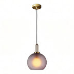 Frosted Glass Mini Pendant Lights Modern Metal Ceiling Ligh