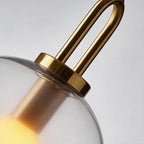 Frosted Glass Mini Pendant Lights Modern Metal Ceiling Ligh