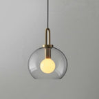 Frosted Glass Mini Pendant Lights Modern Metal Ceiling Ligh