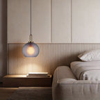 Frosted Glass Mini Pendant Lights Modern Metal Ceiling Ligh