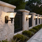 Funnel Wall Light Modern Solar Aluminum Waterproof Light