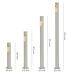 Garden Bollard LED Lights Waterproof Courtyard Minimalist Lamp