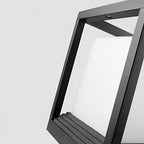 Garden Pedestal Lights Minimalist Square Waterproof LED Light