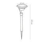 Garden Stake Solar Lights Modern Floating Aura Outdoor Light